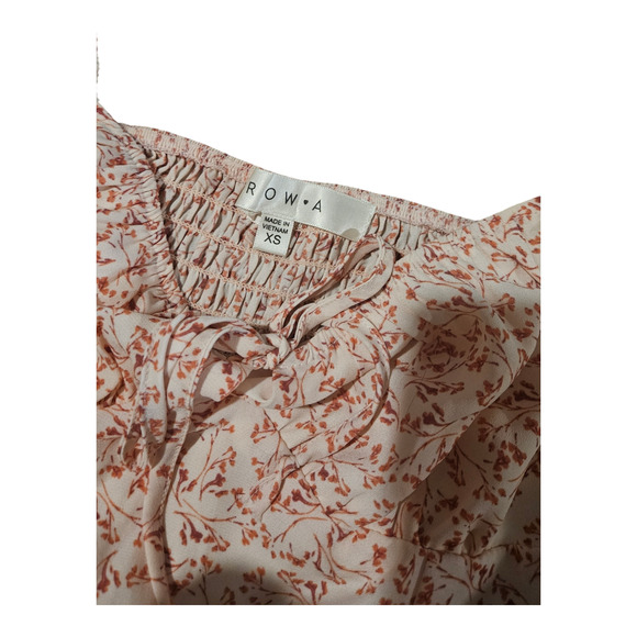 Row A XS Floral Short Sleeve Dress - Picture 2 of 7